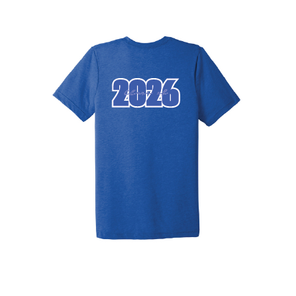 STEAM HS Bella + Canvas Short Sleeve Triblend T-Shirt Royal