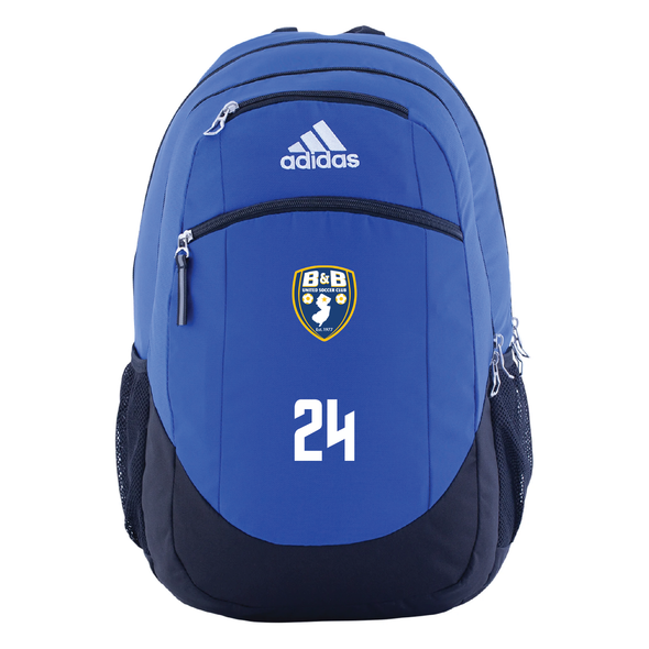 B & B United Soccer Club adidas Striker II Backpack - Royal