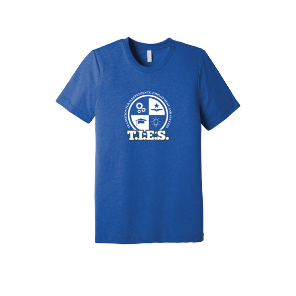 T.I.E.S. Bella + Canvas Short Sleeve Triblend T-Shirt Royal