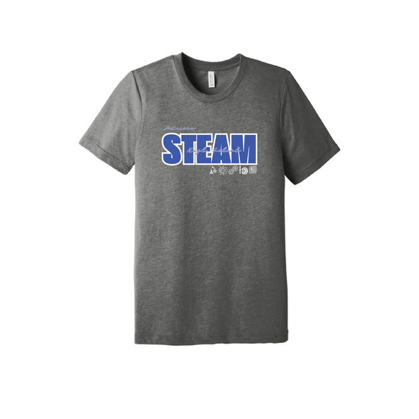 STEAM HS Bella + Canvas Short Sleeve Triblend T-Shirt Grey