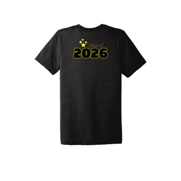 STARS Bella + Canvas Short Sleeve Triblend T-Shirt Black