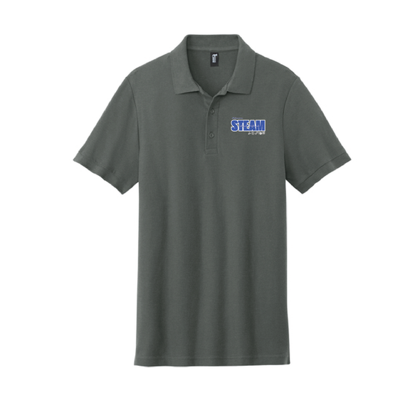 STEAM HS Gildan Hammer Pique Polo Charcoal