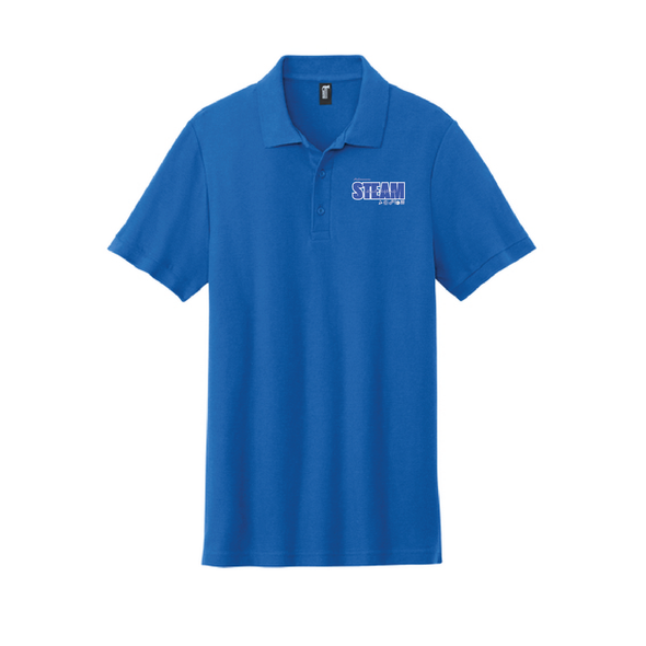 STEAM HS Gildan Hammer Pique Polo Royal
