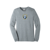 B & B United Soccer Club (Patch) Bella + Canvas Long Sleeve Triblend T-Shirt Grey