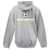 B & B United Soccer Club FAN Pennant Super 10 Hoodie Grey