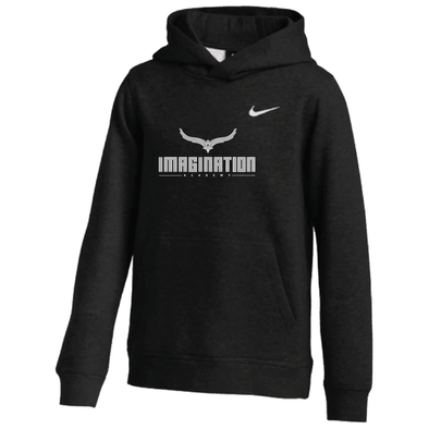 Imagination Academy FAN Large Logo Nike Club Hoodie Black