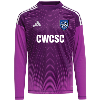 Caldwell West Caldwell  adidas Tiro 25 Comp LS GK Jersey Purple