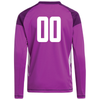 Caldwell West Caldwell  adidas Tiro 25 Comp LS GK Jersey Purple