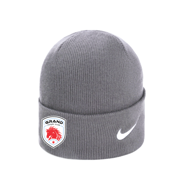 Grand Mustangs Nike Knit Cuff Beanie Grey