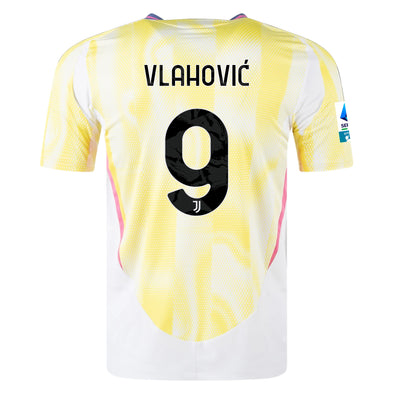 Men's Replica adidas Vlahovic Juventus Away Jersey 24/25