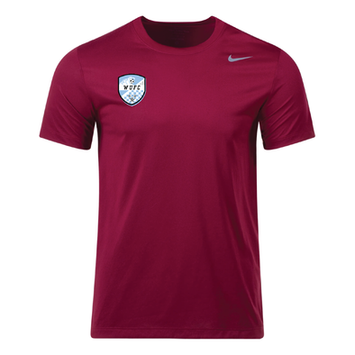 Wakulla United FC Coaches Nike Legend SS Shirt Maroon
