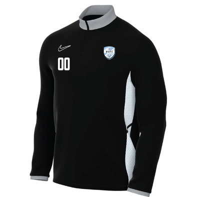 Wakulla United FC Nike Academy 25 Drill Top Black/Grey