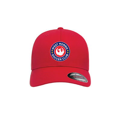 West Morris Middle School Flexfit Wool Blend Fitted Cap Red