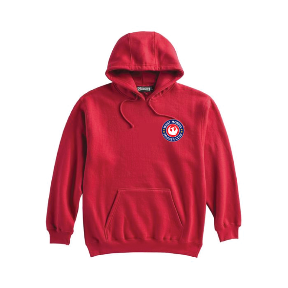 West Morris Rec (Patch) Pennant Super 10 Hoodie Red