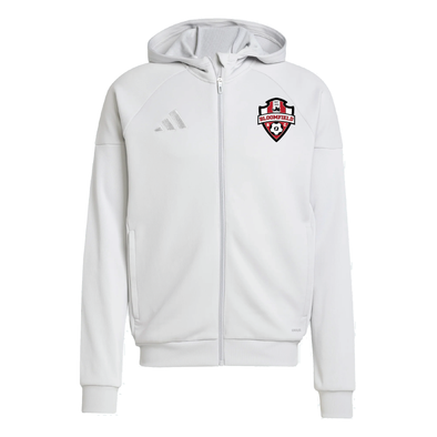 Bloomfield SC FAN adidas Tiro 25 Full-Zip Hoodie Light Grey