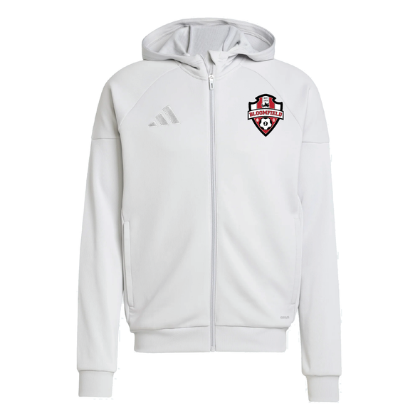 Bloomfield SC FAN adidas Tiro 25 Full-Zip Hoodie Light Grey