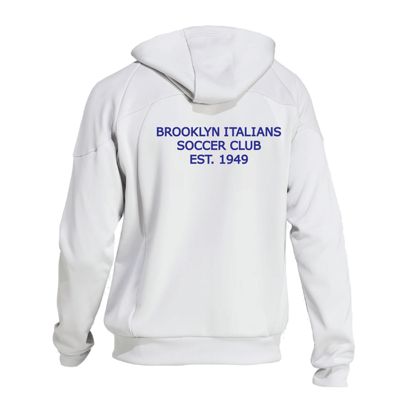 Brooklyn Italians adidas Tiro 25 Full-Zip Hoodie Light Grey