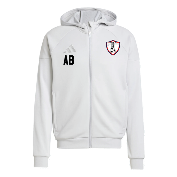 Ironbound SC MLS adidas Tiro 25 Full-Zip Hoodie Light Grey