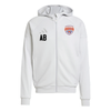 Parsippany SC Academy adidas Tiro 25 Full-Zip Hoodie White