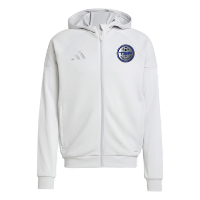 TSF FAN adidas Tiro 25 Full-Zip Hoodie Light Grey