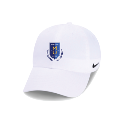 Montclair United Match Fit Nike Heritage 86 Cap- White