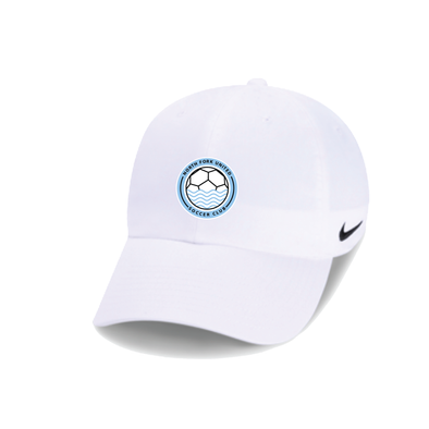 North Fork United Soccer Club Nike Heritage 86 Cap- White