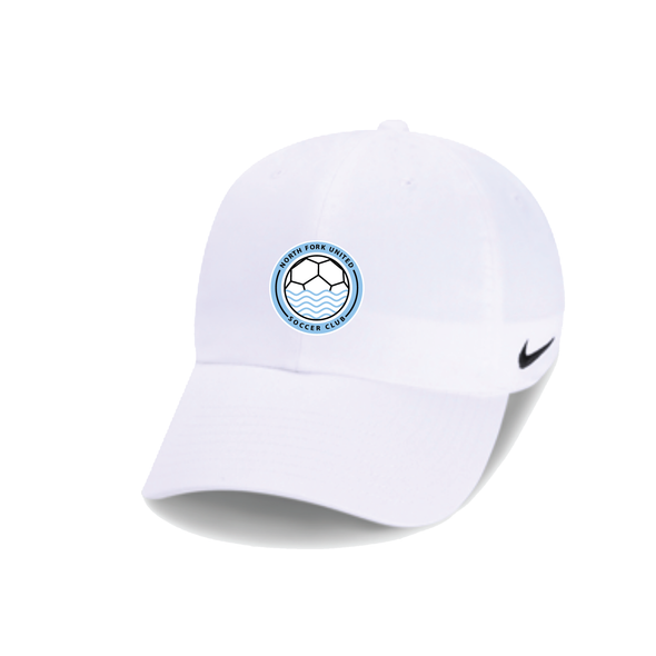 North Fork United Soccer Club FAN Nike Heritage 86 Cap- White