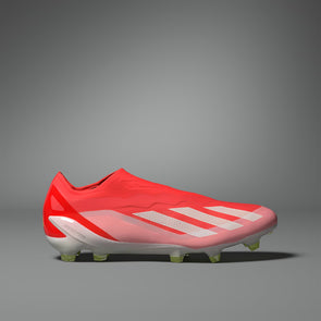 adidas X CrazyFast Elite Laceless FG Firm Ground Soccer Cleat Solar Red/White/Solar Yellow