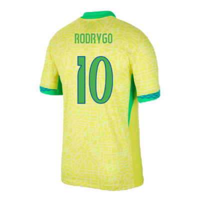 Men's Nike Dri-FIT ADV Soccer Rodrygo Brazil 2024 Authentic Home Jersey