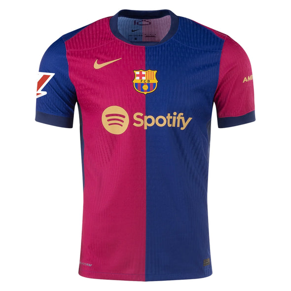 Men's Authentic Nike Gavi Barcelona Home Jersey 24/25