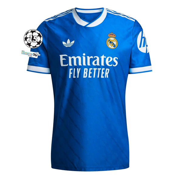Men's Authentic adidas Vini JR. Real Madrid Third Jersey 25/26 - UCL