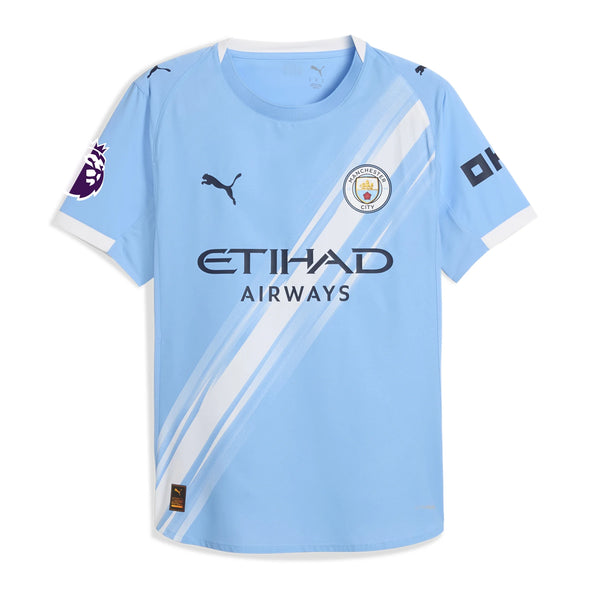 Men's Authentic Puma De Bruyne Manchester City Home Jersey 25/26