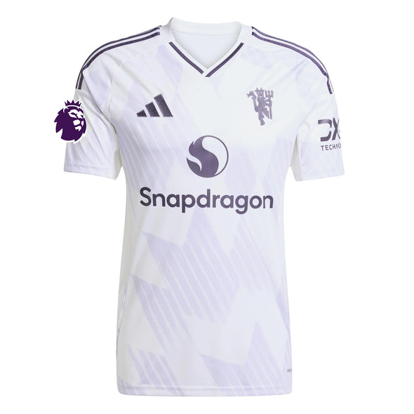 Kid's Replica adidas Cunha Manchester United Away Jersey 25/26