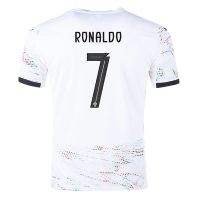 Men's Authentic Puma Ronaldo Portugal Away Jersey 2025