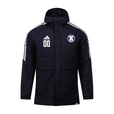 FTA adidas Condivo 22 Stadium Parka Jacket Black