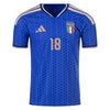 Men's Authentic adidas Barella Italy Home Jersey 2026 - Ships by 12/10