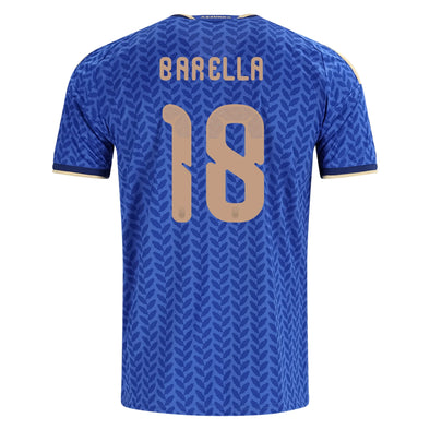 Kid's Replica adidas Barella Italy Home Jersey 2026 - Ships by 12/10
