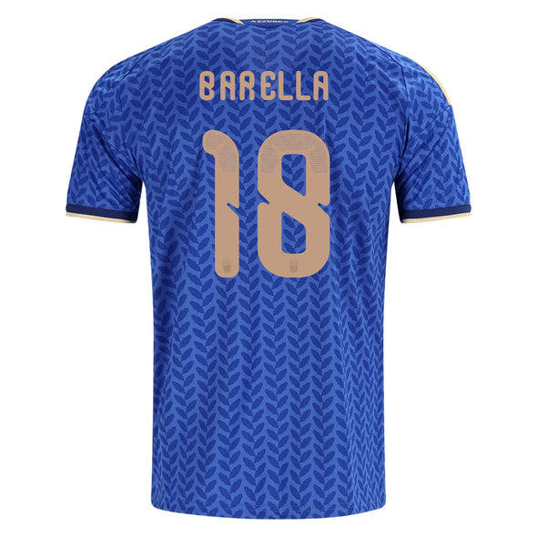 Kid's Replica adidas Barella Italy Home Jersey 2026 - Ships by 12/10
