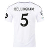 Men's Authentic adidas Bellingham Real Madrid Home Jersey 24/25