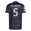 Kid's Replica adidas Bellingham Real Madrid Away Jersey 25/26