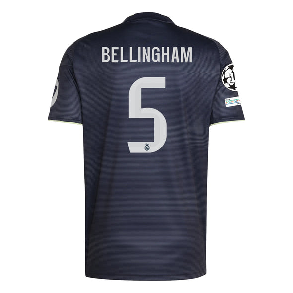 Men's Replica adidas Bellingham Real Madrid Away Jersey 25/26