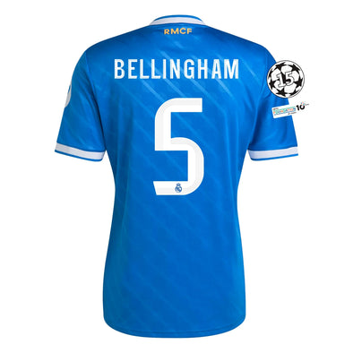 Kid's Replica adidas Bellingham Real Madrid Third Jersey 25/26 - UCL