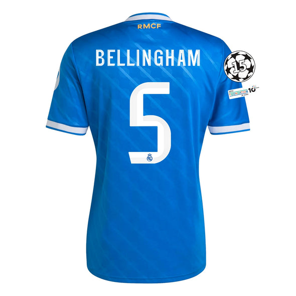 Kid's Replica adidas Bellingham Real Madrid Third Jersey 25/26 - UCL
