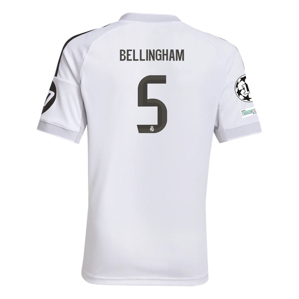 Kid's Replica adidas Bellingham Real Madrid Home Jersey 25/26