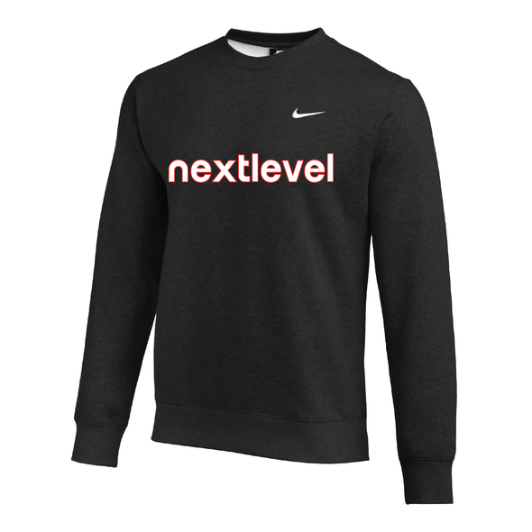 Next Level (Transfer) Nike Team Club Fleece Sweatshirt Black