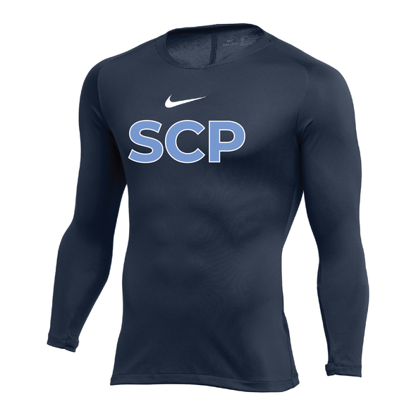 PDA-SCP Nike Park LS First Layer Compression Navy