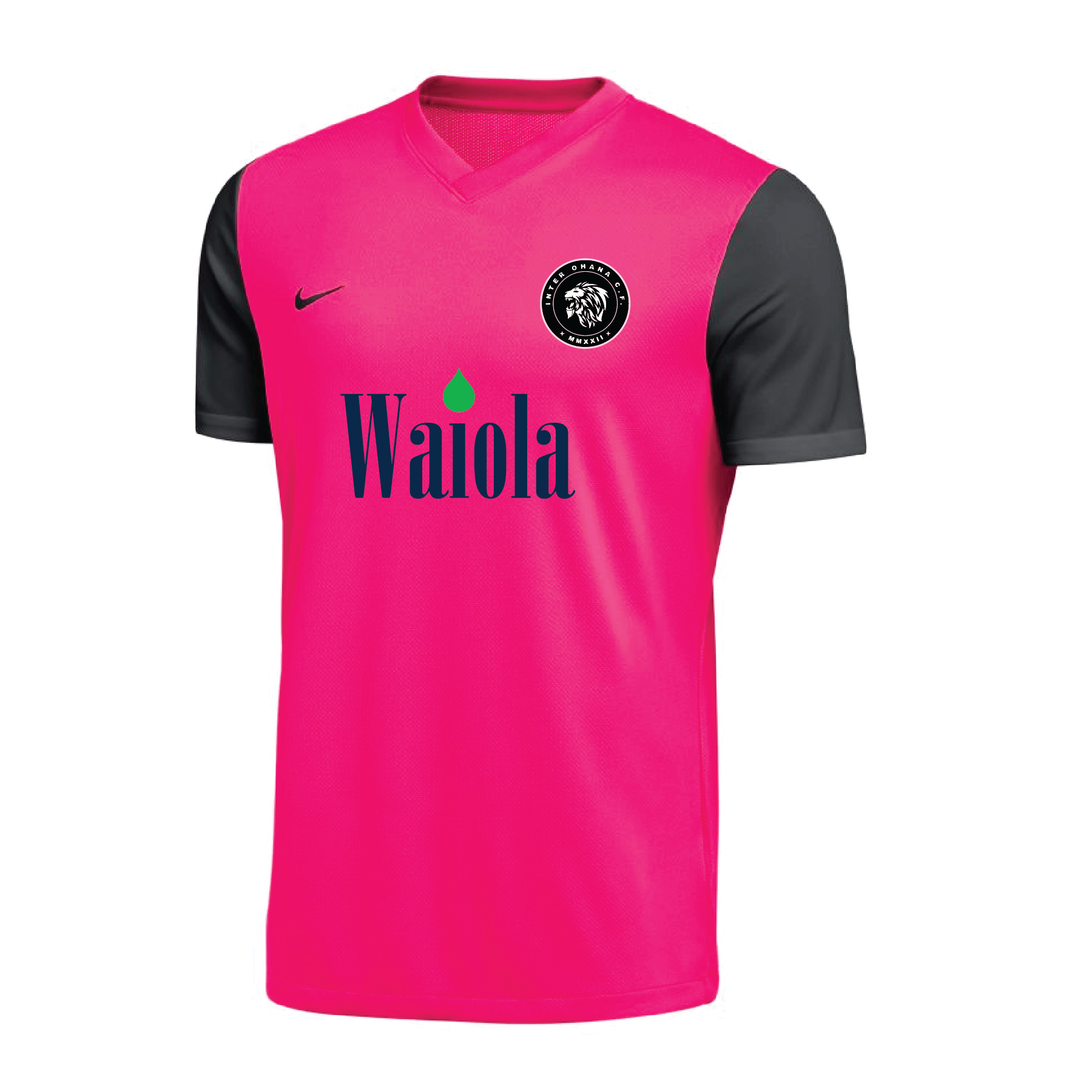 Inter Ohana U9-U18 Nike Tiempo Premier II Third Jersey Pink/Black ...