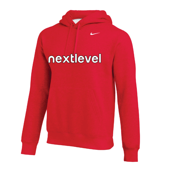 Next Level (Transfer) Nike Club Hoodie Red