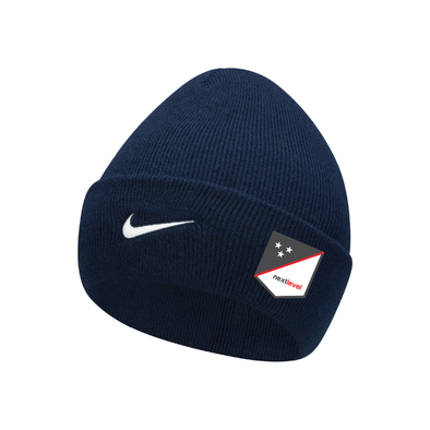 Next Level Nike Knit Cuff Beanie Navy