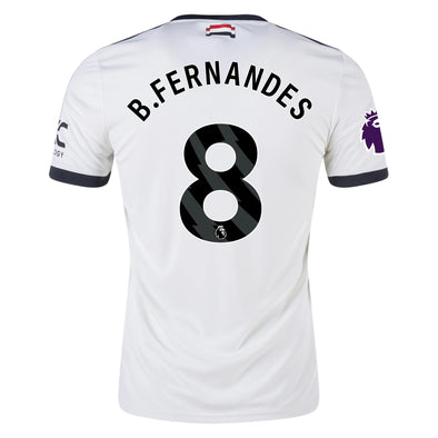 Kid's Replica adidas B. Fernandes Manchester United Third Jersey 24/25